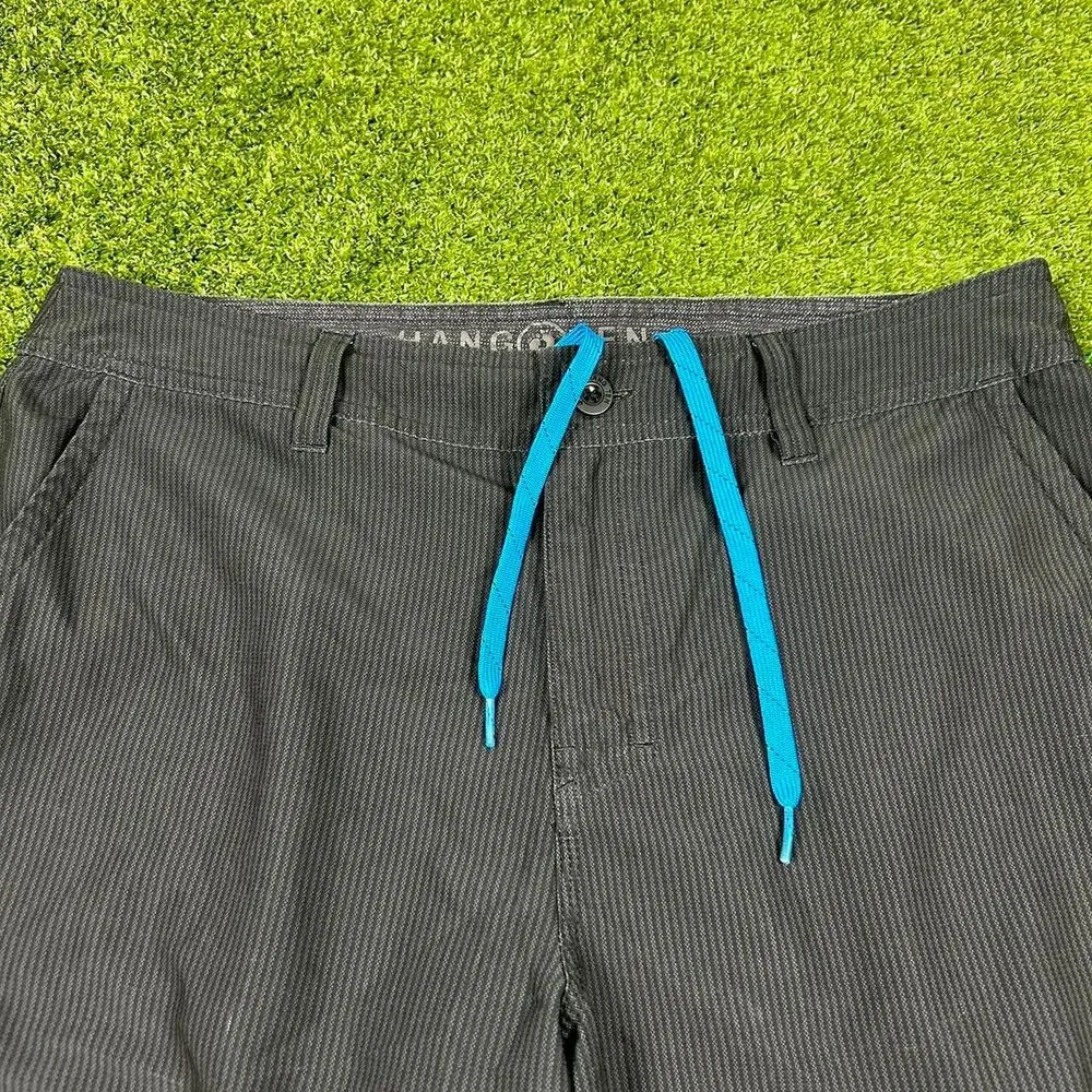 Hang-ten Men's Black and Grey Shorts